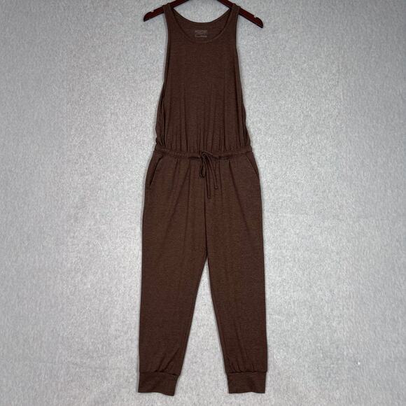 Patagonia Brown Seabrook Sleeveless Jogger Jumpsuit Size Small - Picture 1 of 8